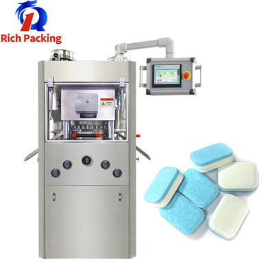 Rotary Tablet Press Machine Two Layers Dishwashing Dishwasher Effervescent