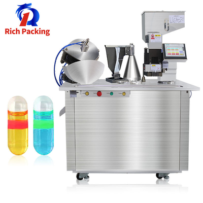 Capsule Filler Filling Machine Pharmaceutical Automatic For Liquid Oil