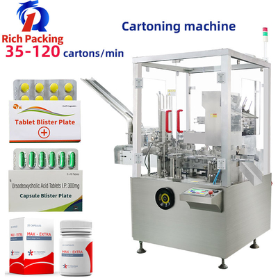 Fully Automatic Carton Box Packaging Packing Cartoning Machine Convenient Maintenance And Repair