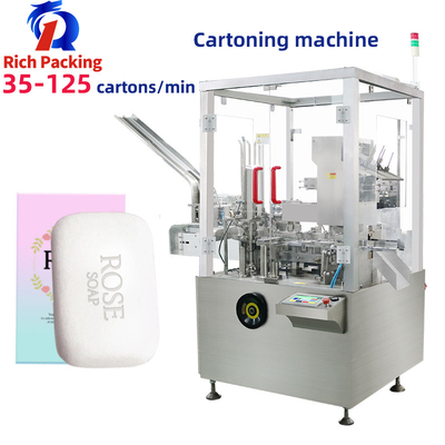 棒石鹸のための箱の箱詰め機械全自動垂直高速