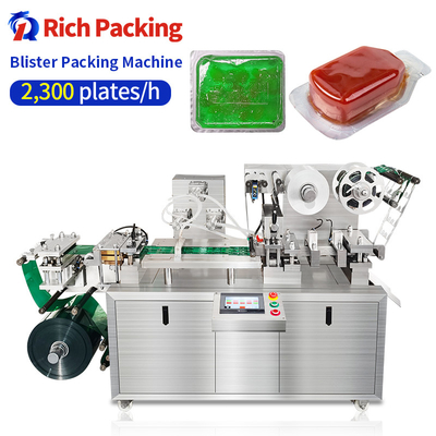 DPP-100L Small Automatic Packaging Liquid Car Perfume Edible Olive Oil Blister Packing Machine